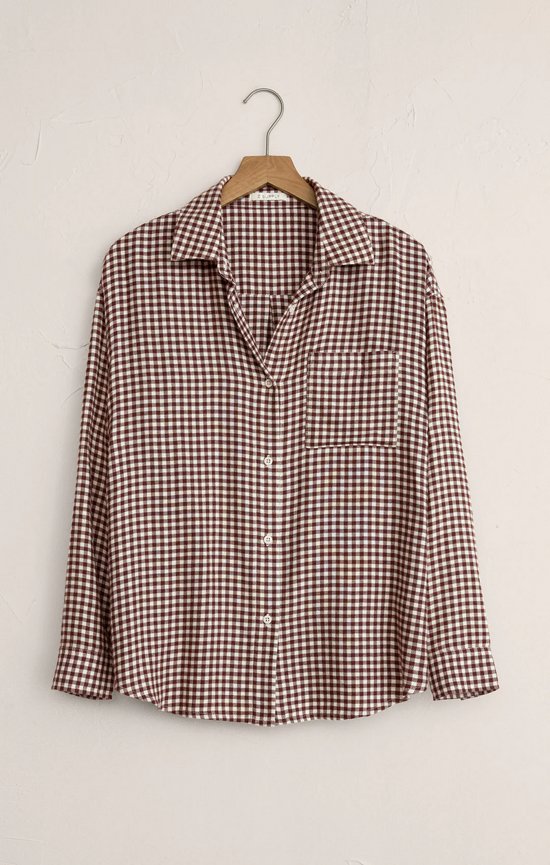River Plaid Button Up