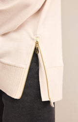 Sable Luxe Mock Neck Top