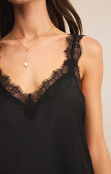 Uma Lace Satin Cami