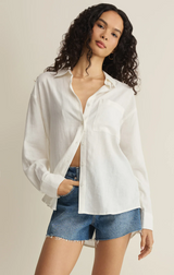 The Signature Linen Top