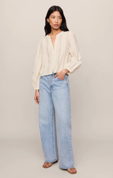 Louella Button Up Top