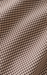 On Duty Gingham Button Up Top