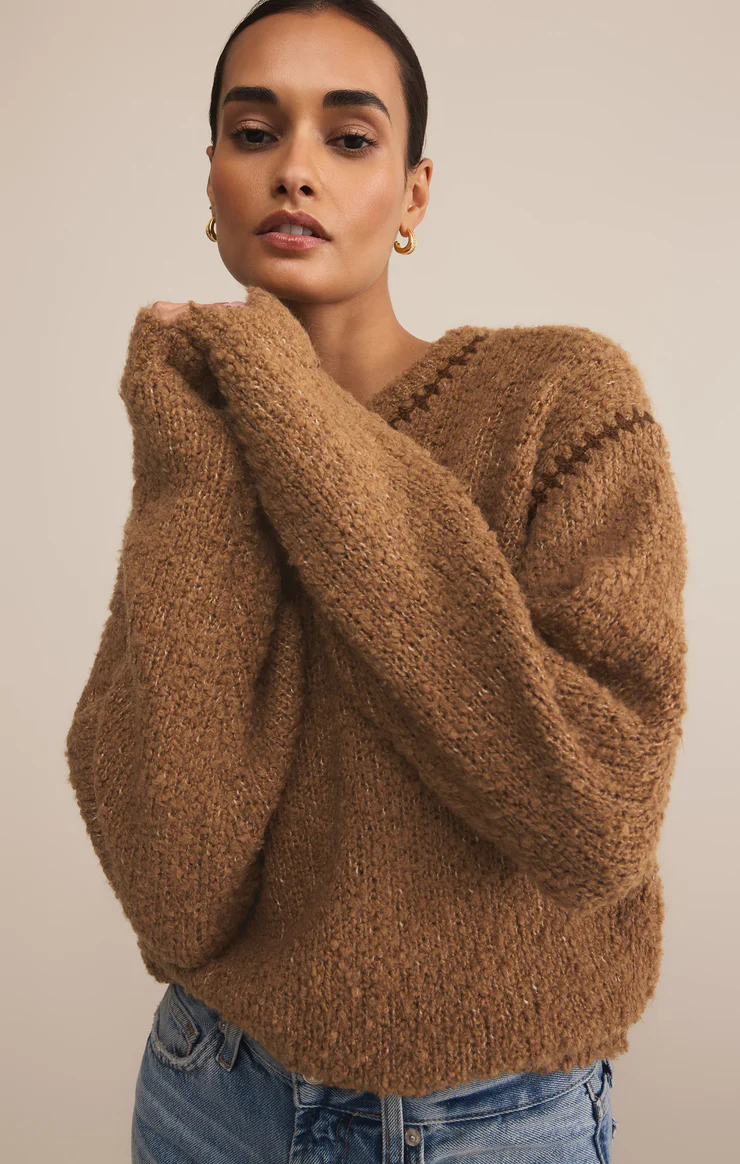 Romnie Whipstitch Sweater