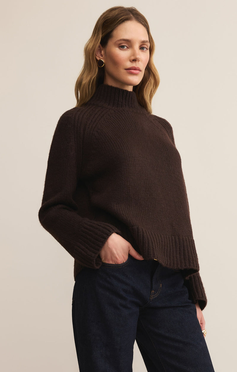 Emerge Mock Neck Sweater