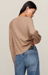 Medina Cable Knit Pointelle Cardigan
