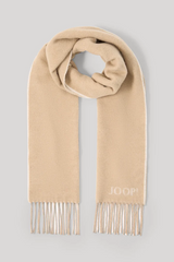Larsen Light Beige Wool Scarf