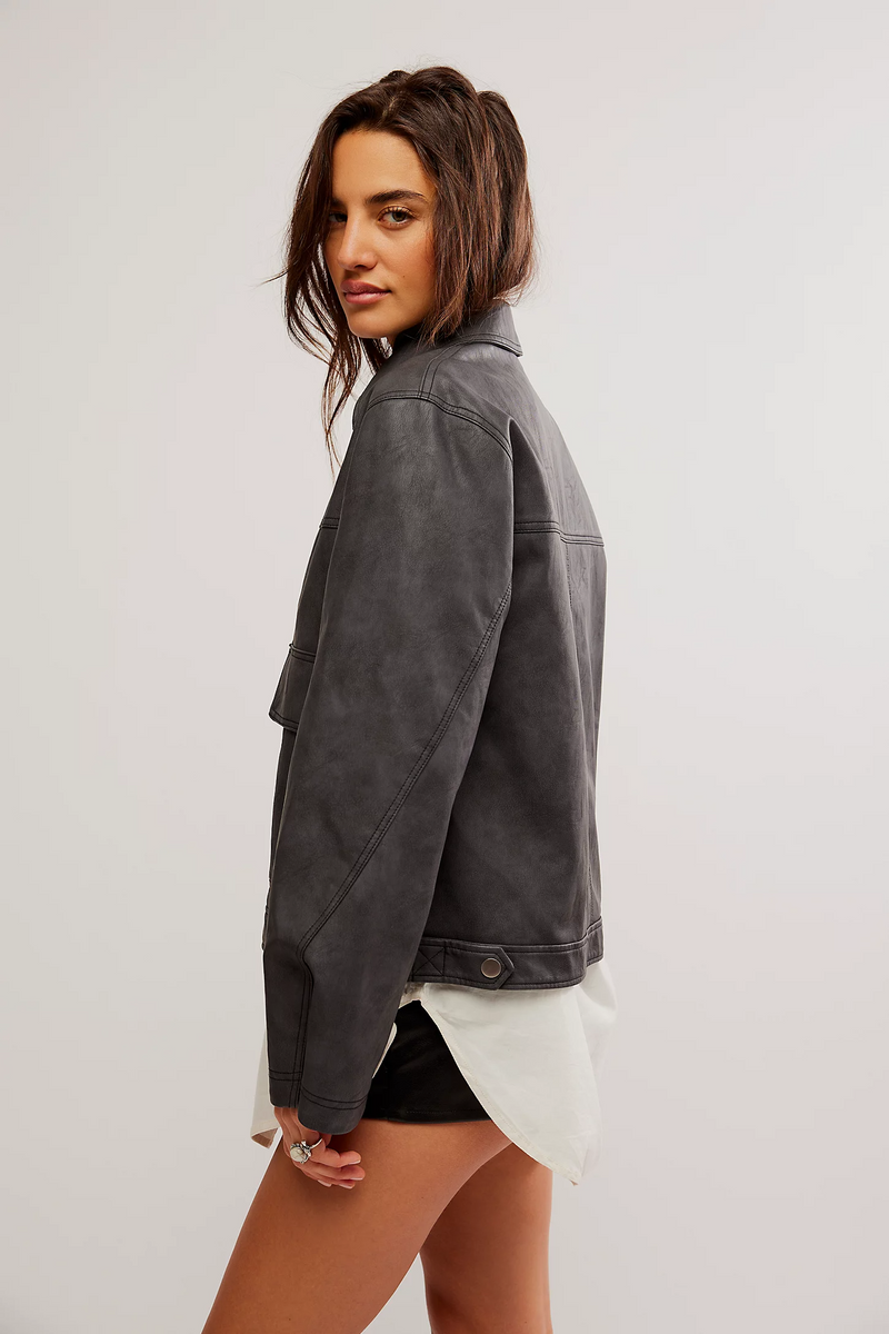 Blair Vegan Leather Jacket