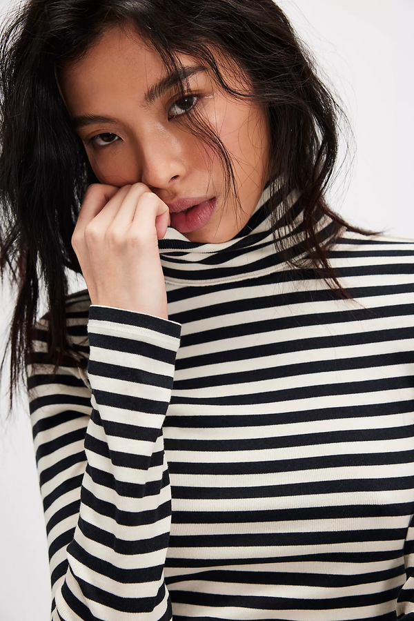 Good Good Stripe Turtleneck