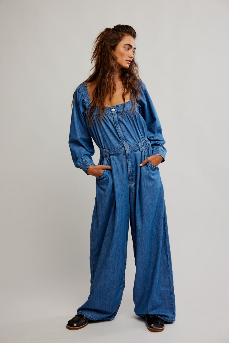 Clara Denim Jumpsuit