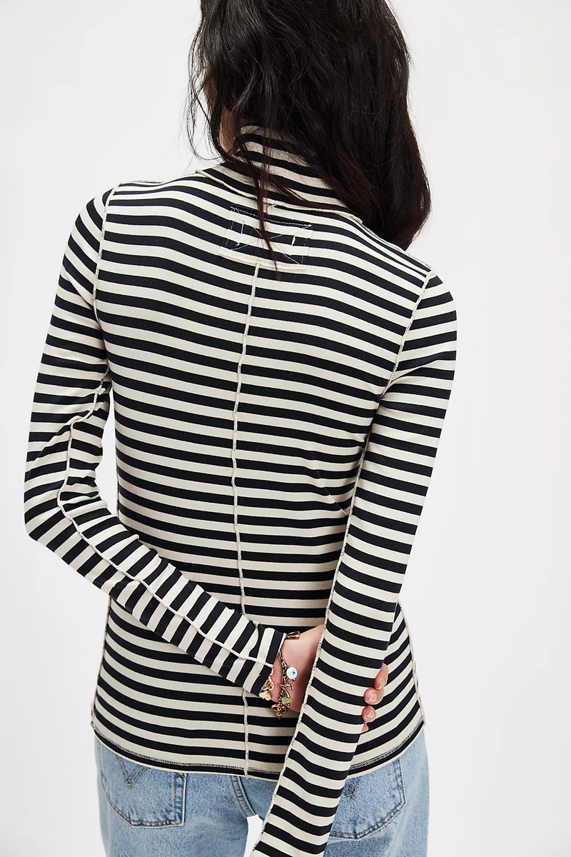 Good Good Stripe Turtleneck