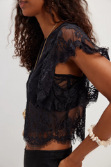 Lunar Ash Lace Top
