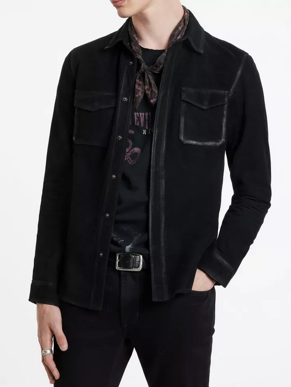 John varvatos 2025 shirt jacket