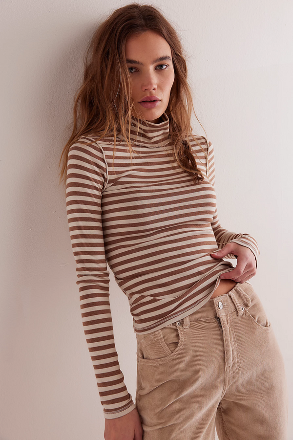 Good Good Stripe Turtleneck