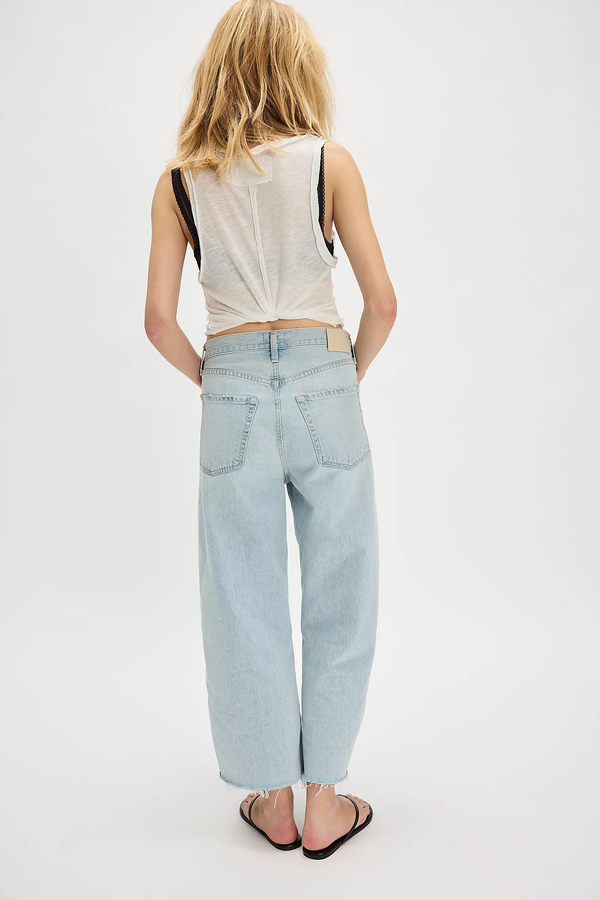Ayla Cropped Raw Hem