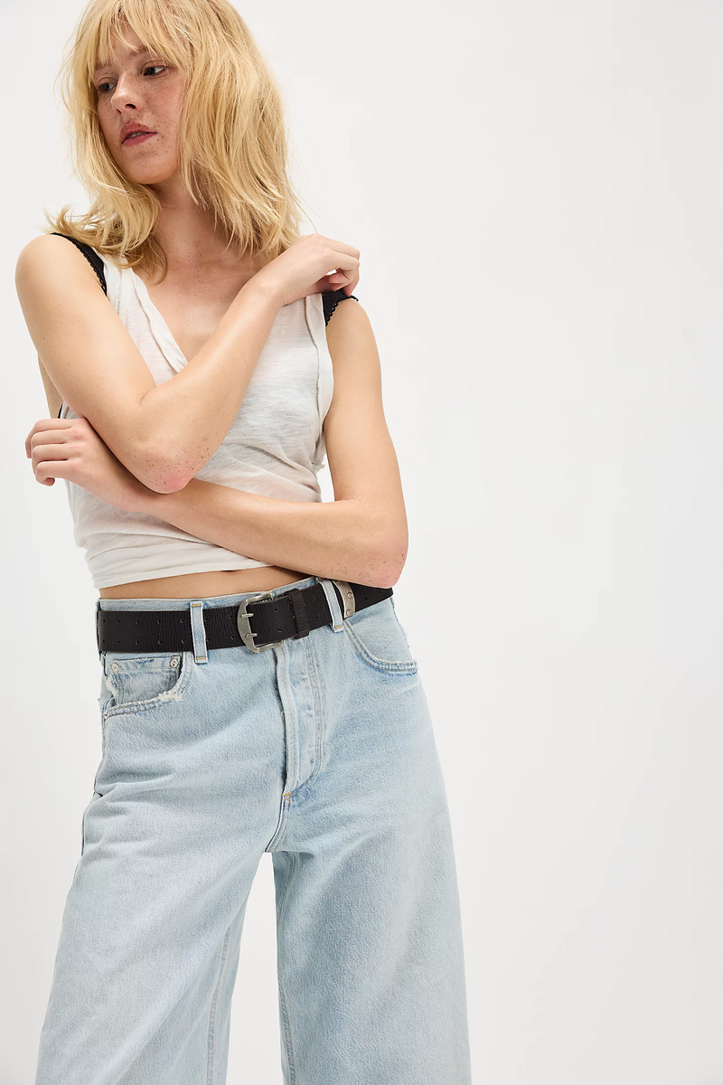 Ayla Cropped Raw Hem