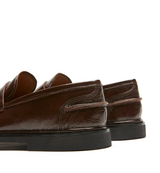 Magnet Crushed Leather Loafer
