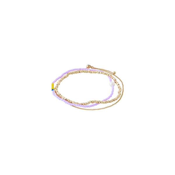 Energetic Purple Bracelets 3-In-1 Set