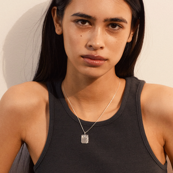 Kindness Square Coin Necklace