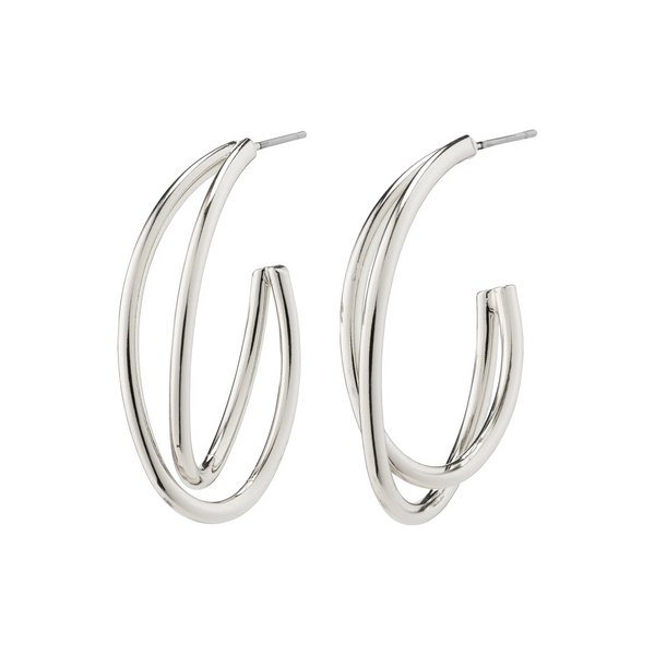 Angelica Graphic Hoop Earrings
