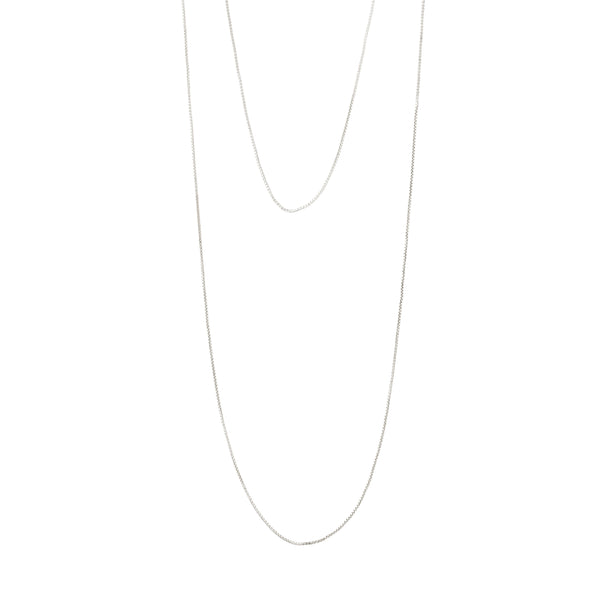 HANNA SCHÖNBERG x PILGRIM recycled necklace silver-plated