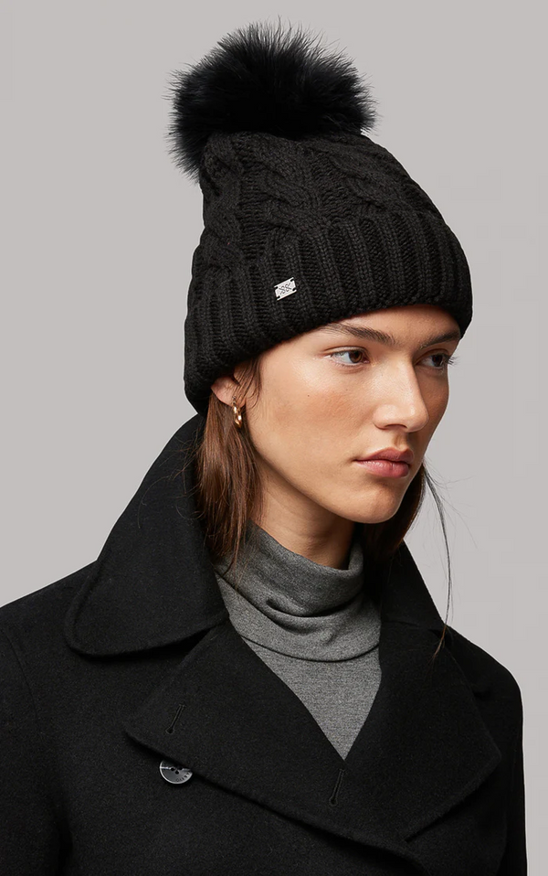 Amalie Feather Pom Toque