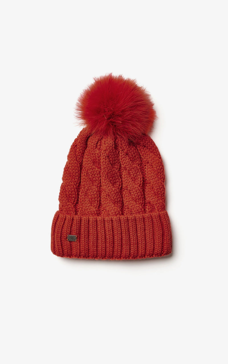 Amalie Feather Pom Toque