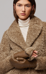 Betrice Leather Mittens
