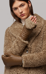 Betrice Leather Mittens