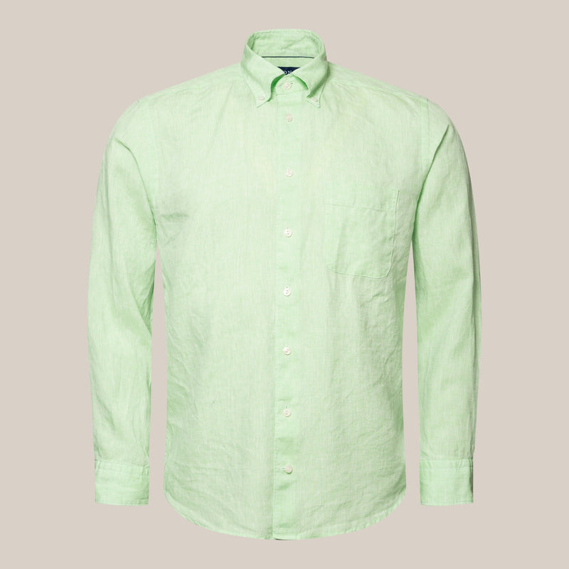 Green Linen Shirt