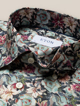 Floral Print Cotton-Tencel Shirt