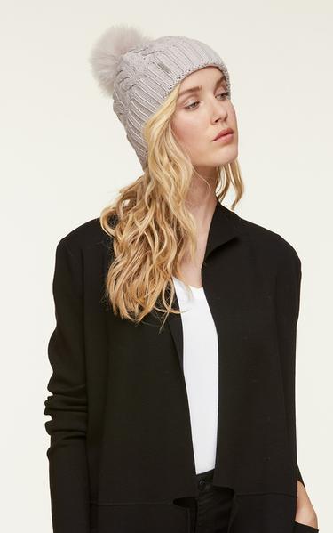 Amalie Feather Pom Toque