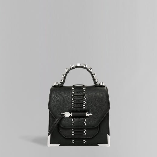 Ladies Studded Woven Rubie Bag