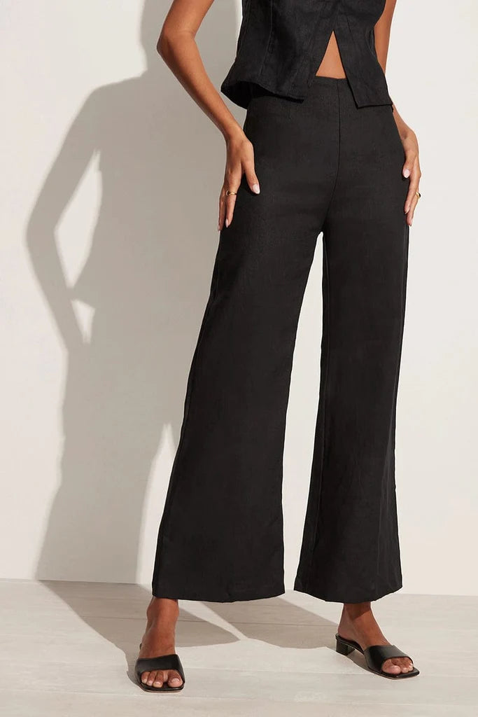 Faithfull The Brand Ottavio Pants Black