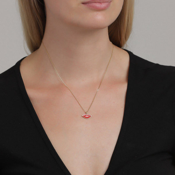 Lips Necklace