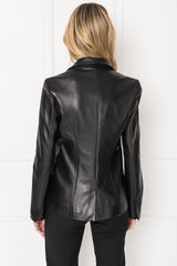 Viola Leather Blazer