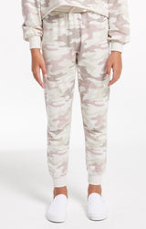 Girls Ava Camo Jogger